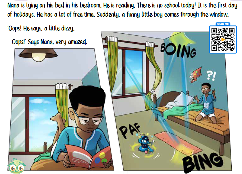 Nana discovers a strange little visitor in his bedroom